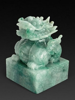 sculpture en jade