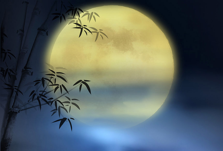 RÃ©sultat de recherche d'images pour "image de clair de lune automnal"