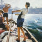 HE An, Le Matin de Xisha, Année 1979, Huile sur toile 何岸 西沙之晨 1979年 油画 布面