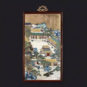 清 嵌珐琅宫廷人物图挂屏 Paravent suspendu en émail peint représentant des personnages de la cour, dynastie Qing