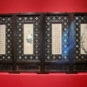 清 镶嵌和田玉和书画的屏风 Paravent en bois incrusté de jade de Hetian, dynastie Qing