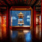 清 请神位龙亭 Pavillon du dragon porteur de la tablette ancestrale, dynastie Qing