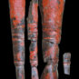 2.卞家山漆觚残片2 Fragments de vase gu 觚 laqué, fouilles de Bianjiashan