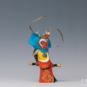 29 美猴王 王运连 2000年 17×8×25cm 彩塑 中国美术馆藏 « Beau Roi des singes » Wang Yunlian, 2000, 17 x 8 x 25 cm, sculpture polychrome, collection du Musée d’art national de Chine