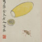 11／12 齐白石 葫芦蝈蝈 1937年 26.4×19.9 中国美术馆藏 11/12- Qi Baishi ; Calebasse, sauterelle, 1937, 26,4 × 19,9, fonds du Musée national d’art de Chine