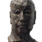 13 吴昌硕头像 吴为山 青铜雕塑 2006年高80cm Portrait en tête de Wu Changshuo ; Wu Weishan, sculpture en bronze, 2006, hauteur 80 cm