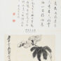 13／14 齐白石 蜀葵（花卉） 1945年 24.9×33.8cm 中国美术馆藏 13:14- Qi Baishi ; Alcea Rosea (fleur), 1945, 24,9 × 33,8 cm, fonds du Musée national d’art de Chine