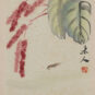 6／12 齐白石 红蓼蝼蛄 1937年 26.4×19.9 中国美术馆藏 6/12- Qi Baishi ; Persicaria Orientalis, courtilière, 1937, 26,4 × 19,9, fonds du Musée national d’art de Chine