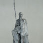 7 画家齐白石 吴为山 青铜雕塑 2012年 142x19x28cm 中国雕塑研究院藏 Peintre Qi Baishi ; Wu Weishan, sculpture en bronze, 2012, 142 x 19 x 28 cm, fonds de l’Institut de recherche sur la sculpture de Chine