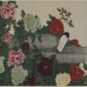30- Yu Fei’an, peinture chinoise, Pivoines, pigeons ; années 1950, 172,6 × 83,5 cm, fonds du Musée national d’art de Chine 于非闇 国画 牡丹鹁鸽 20世纪50年代 172.6×83.5cm 中国美术馆藏
