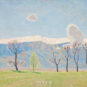 42- Sidorov, peinture à l’huile, Printemps sur la montagne, 1976, 85 х 100 cm, fonds du Musée national d’art de Chine 西多罗夫 油画 春天在山上 Весна в горах 1976年 Холст, масло. 85х100cm 中国美术馆藏