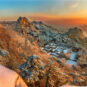 03鞍山1登鞍山千山，观群峰，赏日落 Anshan - Gravir Qianshan à Anshan, admirer la multitude de sommets, apprécier le coucher de soleil.