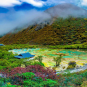 黄龙五彩池 Zone de paysage de l’étang aux cinq couleurs de Huanglong