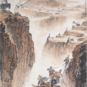 11.金志远 战铁山 中国画 123cm×94cm 1973 中国美术馆藏 JIN Zhiyuan Combattre la montagne de fer Peinture chinoise Eau, encre et couleur sur papier