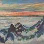 4.刘海粟 黄山云海 油画 61.3cm×74.2cm 1954 中国美术馆藏 LIU Haisu Mer de nuages à Huangshan Peinture à l’huile Toile 61,3cm × 74,2cm 1954