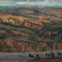 12．武永年（1934-） WU Yongnian《走过高原》 Traverser le plateau 油画 布面 91cm×180cm 2009 中国美术馆藏；2017年艺术家捐赠