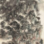 2．黄宾虹（1865—1955） HUANG Binhong 《棲霞山居》 Demeurer à la montagne Qixia 中国画 纸本 87.5cm×47.3cm 1953中国美术馆藏