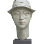 30．鲍海宁（1963-） BAO Haining 《女大学生像》 Portrait d'étudiante 雕塑 树脂 33.3cm×28.6cm×51.8cm 2016 中国美术馆藏
