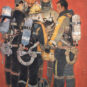 36．李玉旺（1966- ） LI Yuwang《逆行·第一组》 Contre-marche - groupe 1 中国画 纸本 194cm×140cm 2017 中国美术馆藏