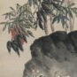 3．陈半丁（1876－1970） CHEN Banding 《天竹水仙》 Nandina et narcisse 中国画 纸本 133.8cm×45cm 1954 中国美术馆藏