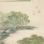 5．贺天健（1891—1977） HE Tianjian 《春到江南大地锦绣》 Printemps au Jiangnan, terre de brocart 中国画 纸本 134cm×68.7cm 1959 中国美术馆藏
