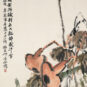 6．朱屺瞻（1892-1996） ZHU Qizhan 《葫芦》 Calebasses 中国画 纸本 96.5cm×58.5cm 1981 中国美术馆藏