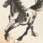 9．徐悲鸿（1895—1953） XU Beihong 《奔马》 Cheval au galop 中国画 纸本 105cm×60.8cm 1944 中国美术馆藏