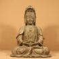 11铜大势至菩萨坐像Statue assise du bodhisattva Mahasthamaprapta en cuivre doré