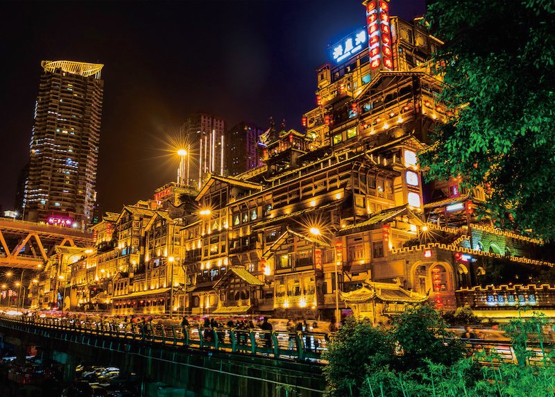 重庆/洪崖洞古街 Chongqing/Rue ancienne de Hongyadong