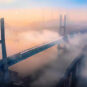重庆/白沙沱长江大桥-解国清摄 Chongqing/Grand pont du Yangtze Baishatuo (photographie Xie Guoqing)